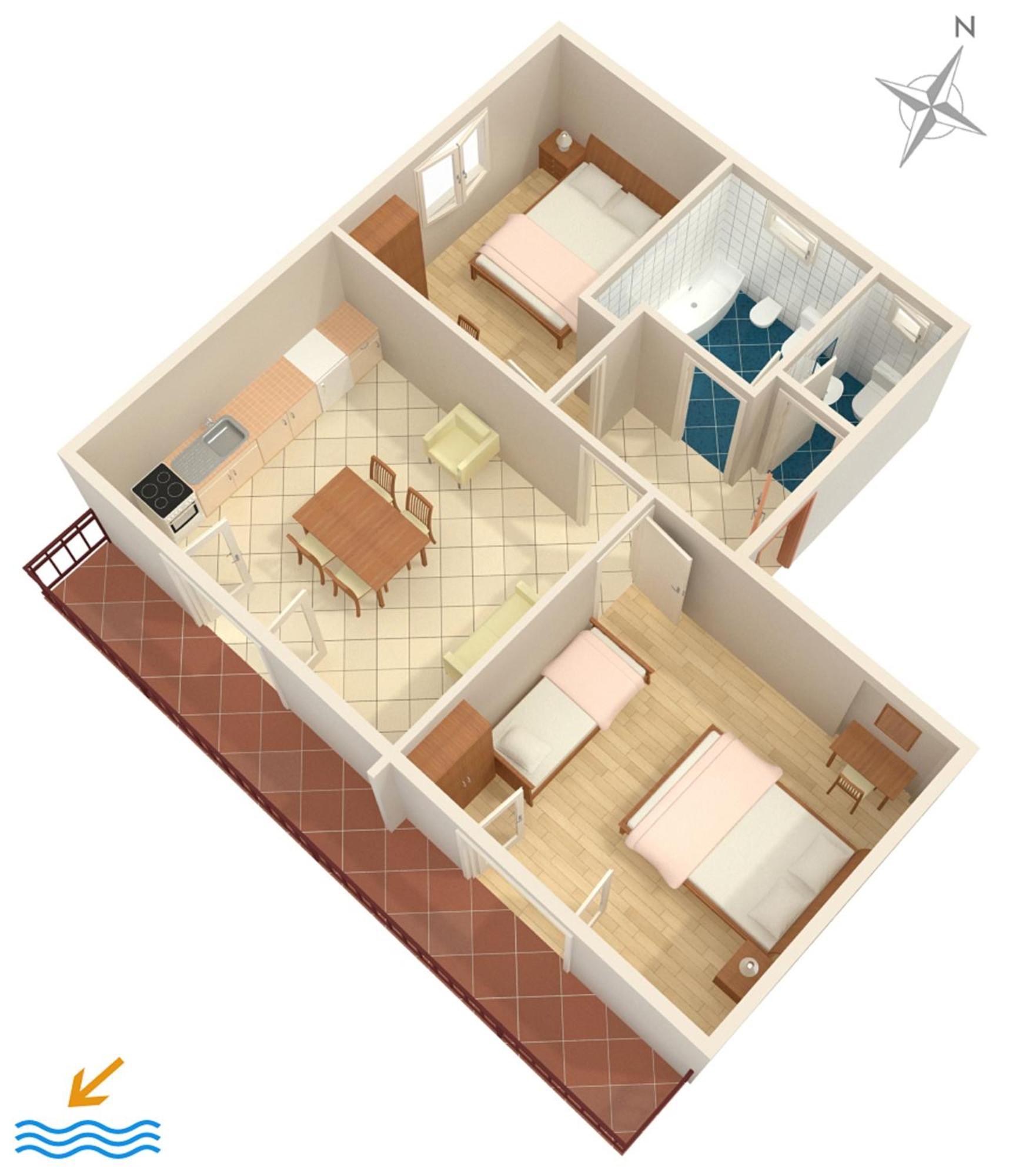 Apartments With A Parking Space Vodice - 7604 Esterno foto
